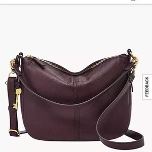 Fossil Jolie Crossbody Bag in the Colour Fig